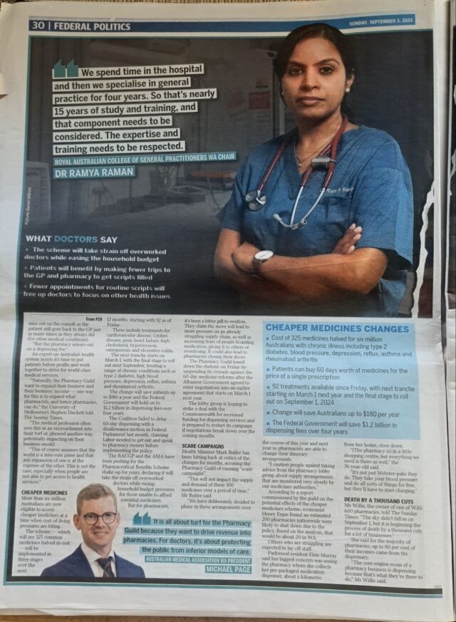 Dr Ramya Raman The West Australian