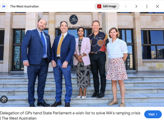 Dr Ramya Raman visits WA Parliament to solve real problems
