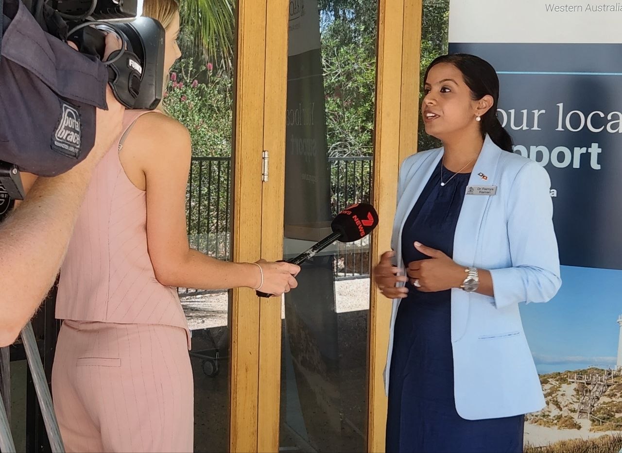Ramya Raman Supporting every GP
