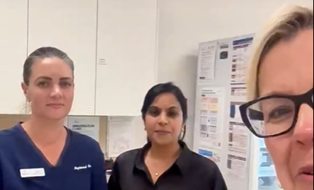 Dr Ramya Raman with Practice Team
