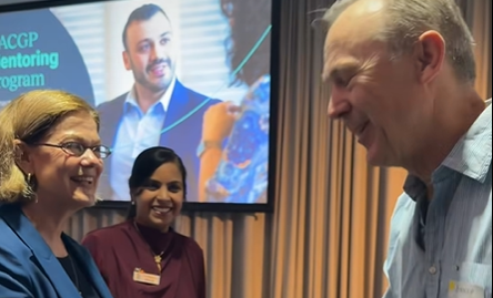 Dr Ramya Raman with Hon Meredith Hammat